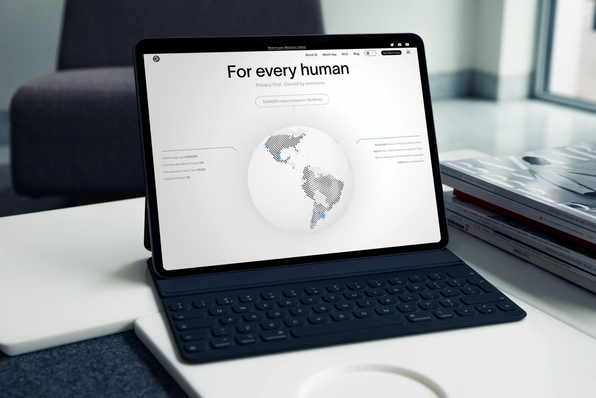 Worldcoin Globe media 2
